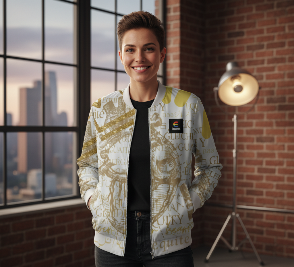 Veste de bombardier unisexe Open your heart