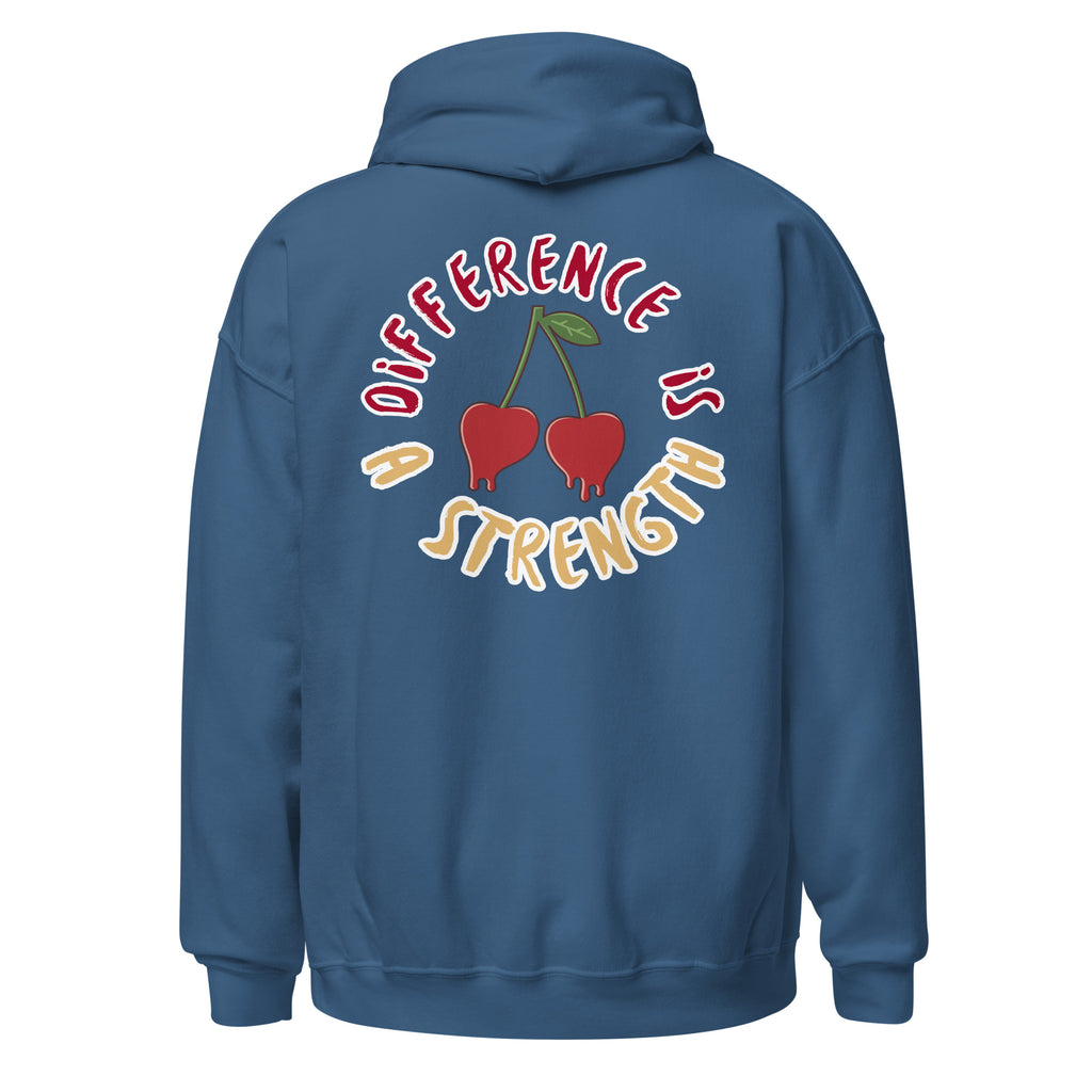 sweat a capuche unisexe équité indigo